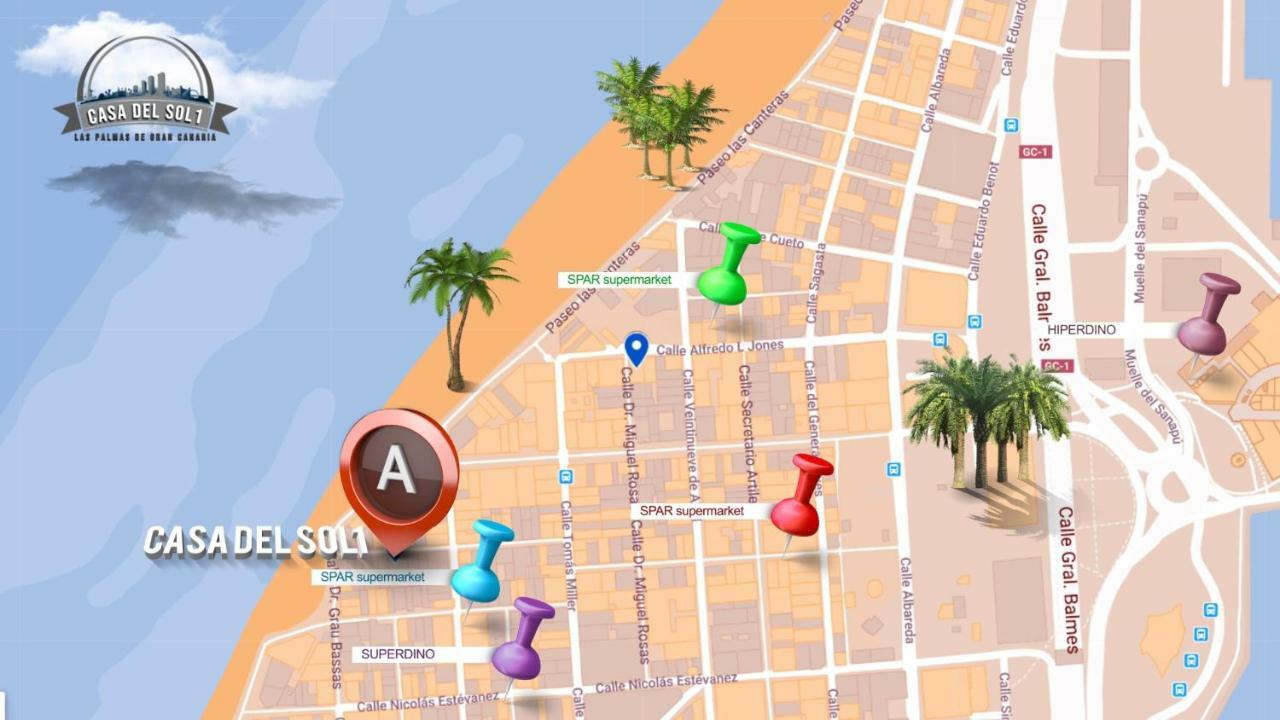 Appartamento Casa del Sol 1 Las Palmas de Gran Canaria Esterno foto